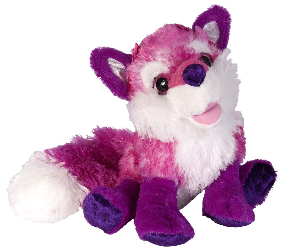 10058 12 in. Colorful Fox Stuffed Animal Toys