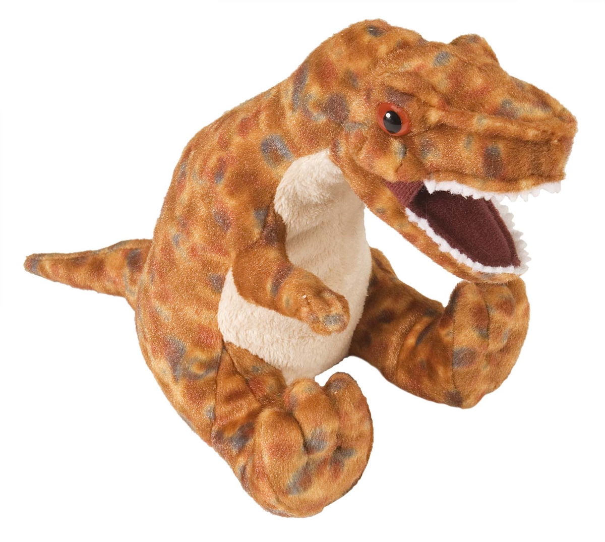 T-Rex Plush Toy - Green - 8 in. - Realistic Dinosaur Design