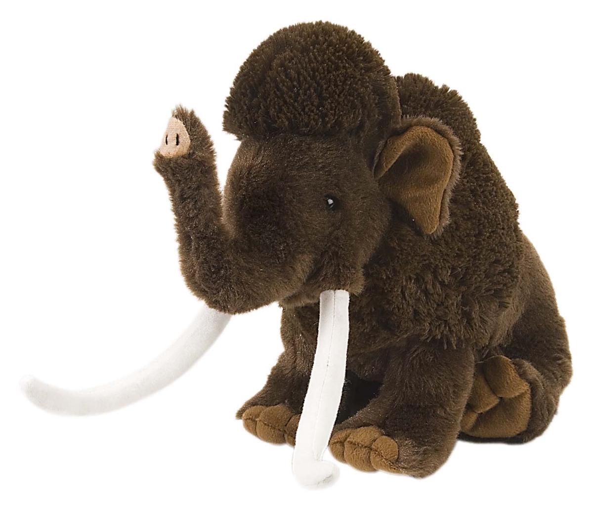 10964 12 in. Wooly Mammoth Stuffed Animal Plush Toy
