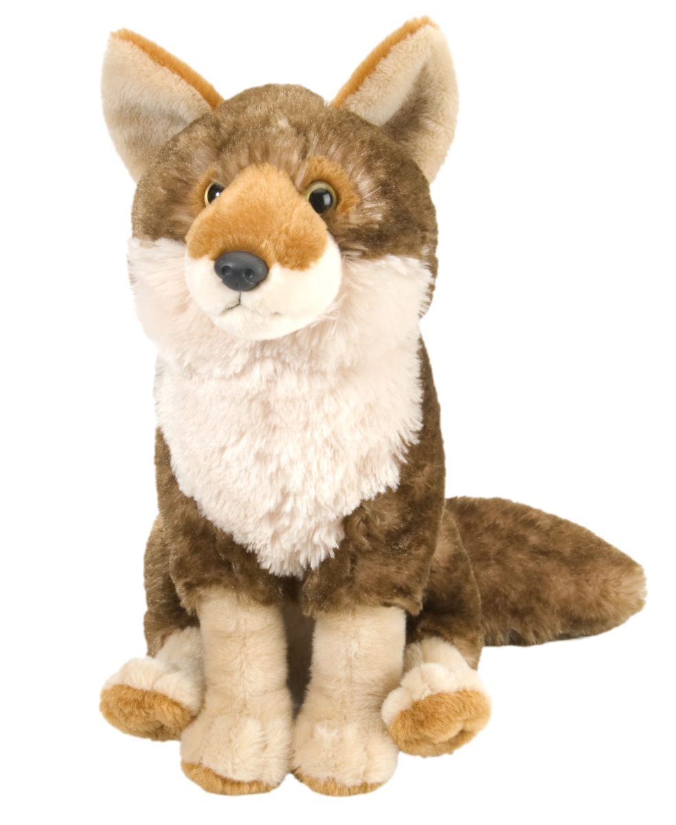 Coyote Plush Toy - Brown - 12 in. - Soft and Huggable