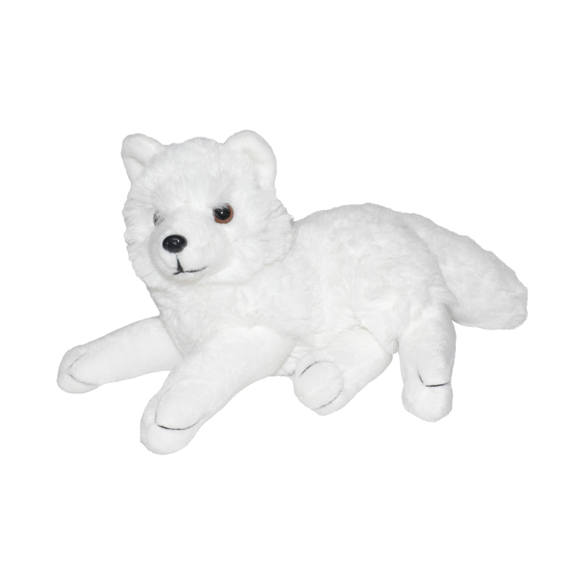 12269 8 in. Arctic Fox Stuffed Animal Plush Toy