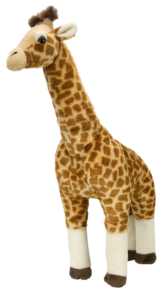 Standing Giraffe Plush Toy - Brown - 25 in. - Soft and Cuddly