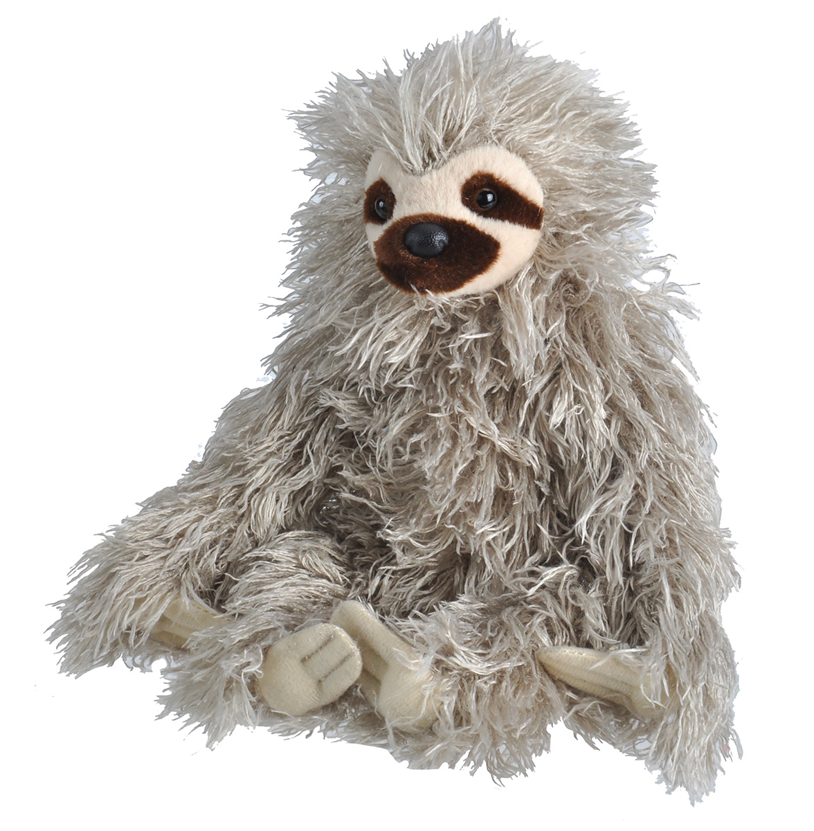 Cuddlekins Mini Three-Toed Sloth Plush Toy - Brown - 8 in. - Ultra-Soft