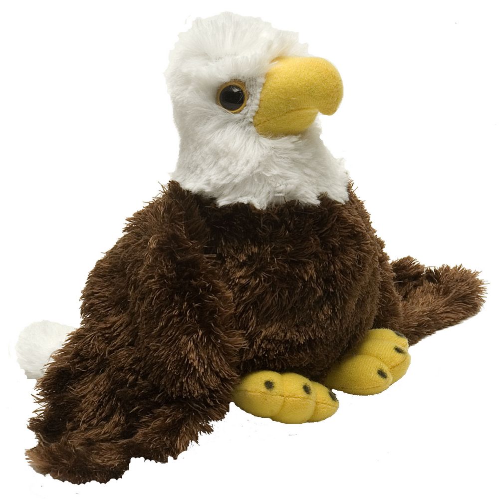 16269 7 in. Bald Eagle Stuffed Animal Plush Toy
