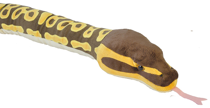 20728 54 in. Ball Python Snake Stuffed Animal Plush Toy