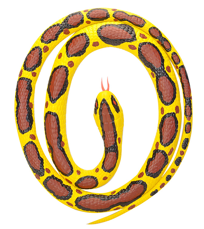 20768 46 in. Bermese Python Rubber Snake Toy