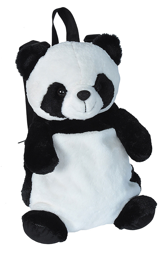 20881 14 in. Panda Backpack Plush Toy