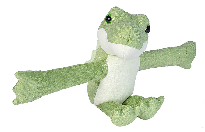Huggers Crocodile Plush Toy - Green - 8 in. - Perfect for Cuddling