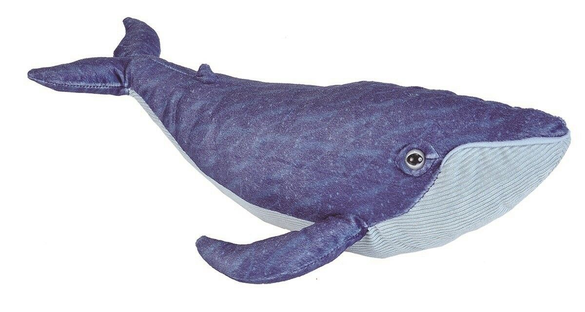 Wild Republic Cuddlekins Blue Whale Stuffed Animal, 12 Inches - Open Miscellaneous