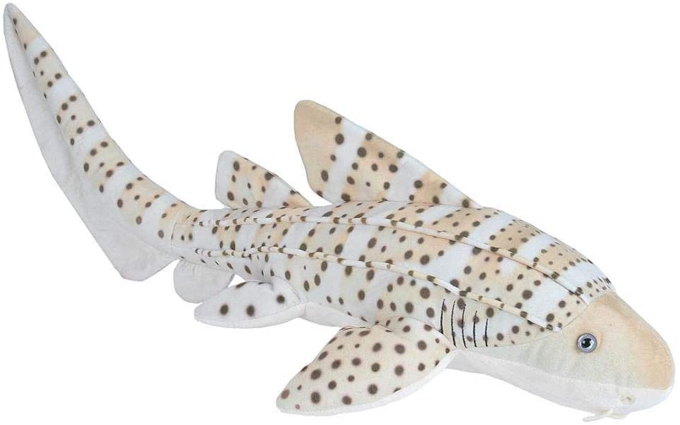 21473 20 in. Zebra Shark Stuffed Animal Plush Toy