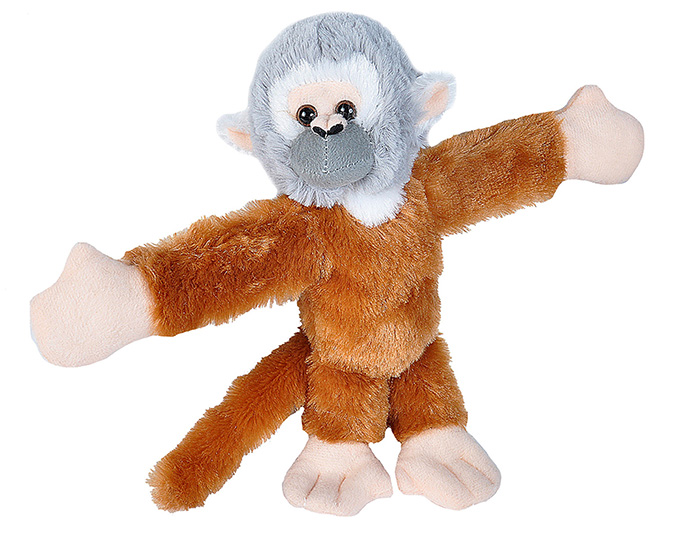 21679 8 in. Huggers Squirrel Monkey Stuffed Animal Plush Toy