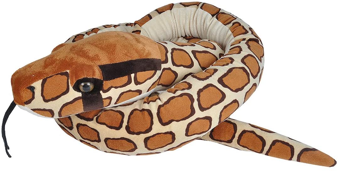 21690 110 in. Burmese Python Snake Stuffed Animal Plush Toy