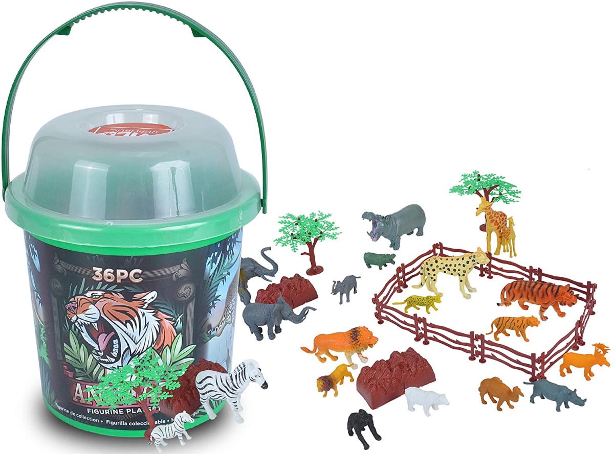 22112 Animals Toy Adventure Bucket Set