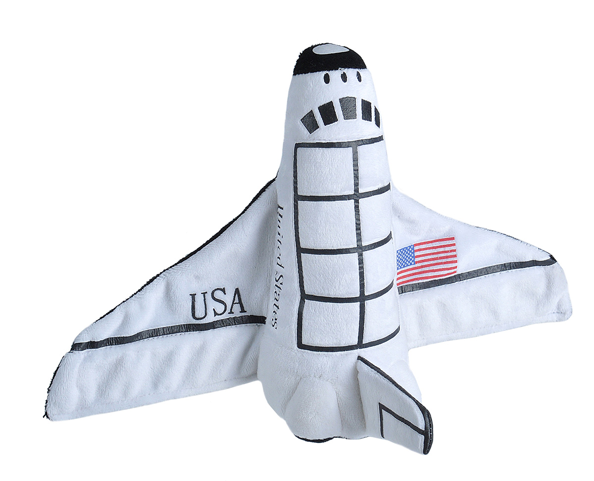 22956 8 in. Huggers Space Shuttle Stuffed Animal Plush Toy