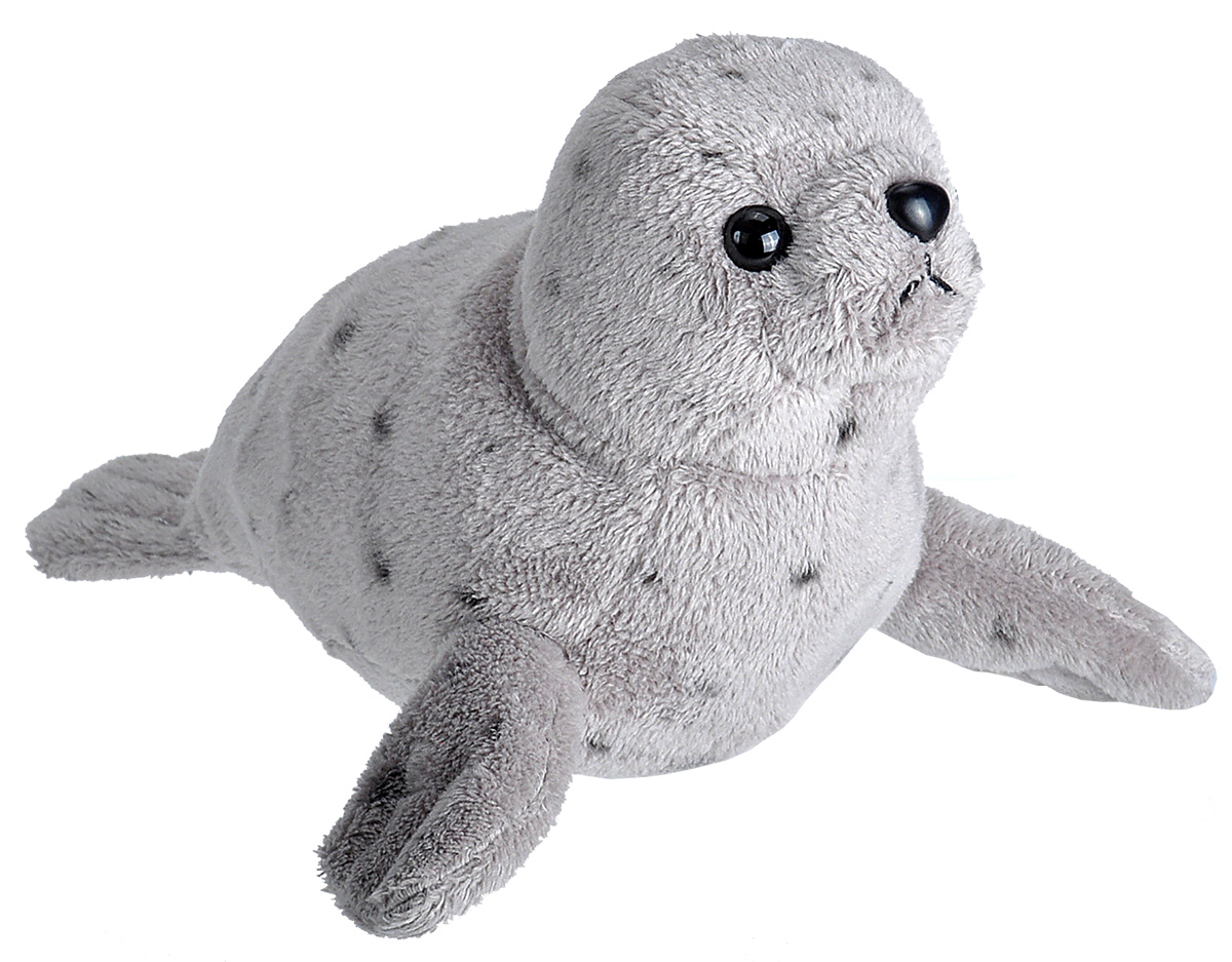23318 8 in. Harbour Seal Wild Calls Plush Toy