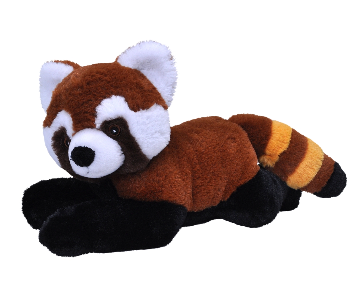 24719 12 in. Panda Ecokins Toys, Red