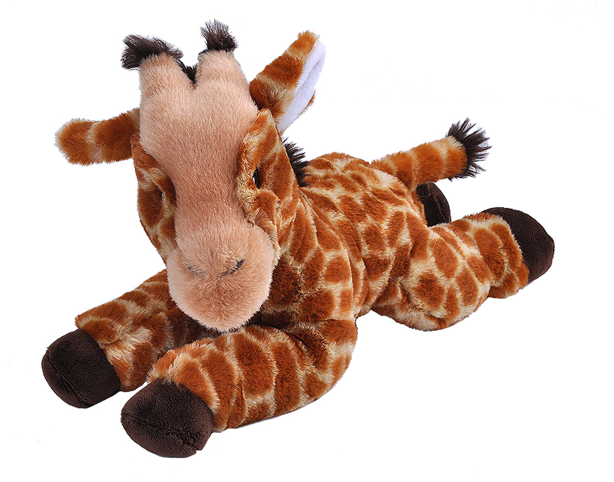 24725 12 in. Giraffe Ecokins Stuffed Animal Plush Toy