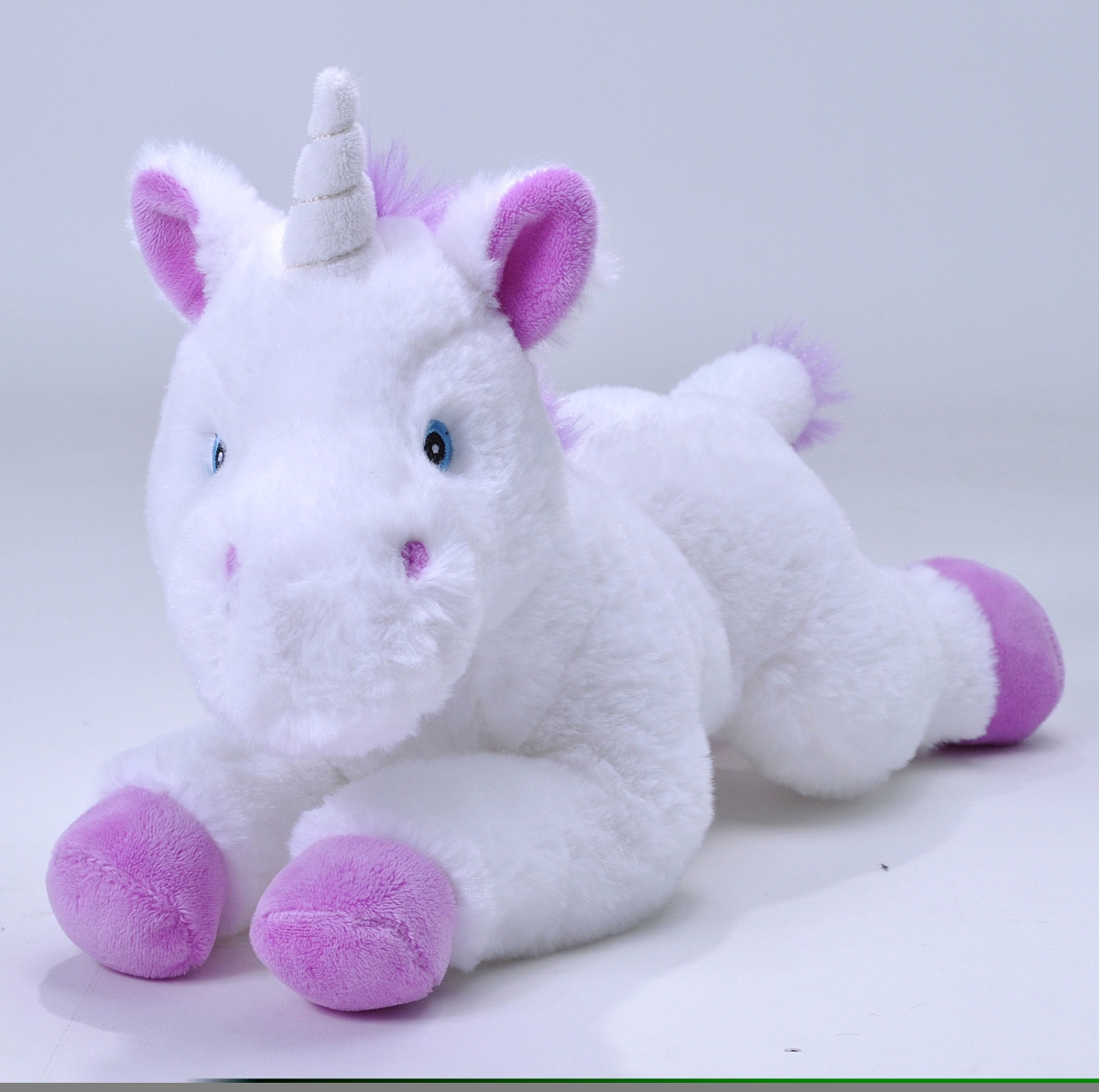 Unicorn Ecokins Plush Toy - White - 12 in. - Eco-Friendly Materials