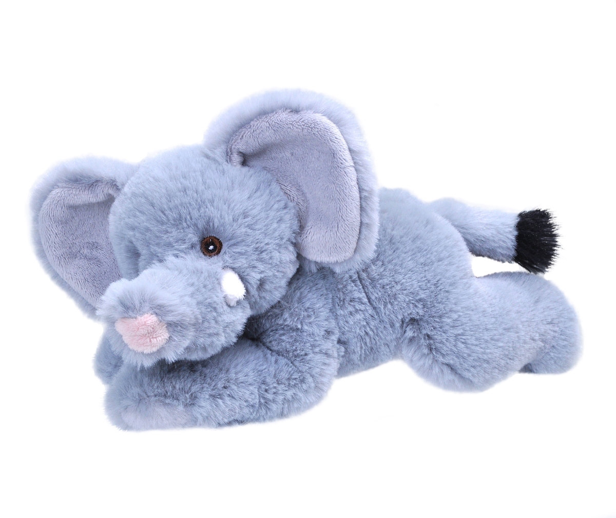 24805 8 in African Elephant Mini Ecokins Stuffed Animal Plush Toy