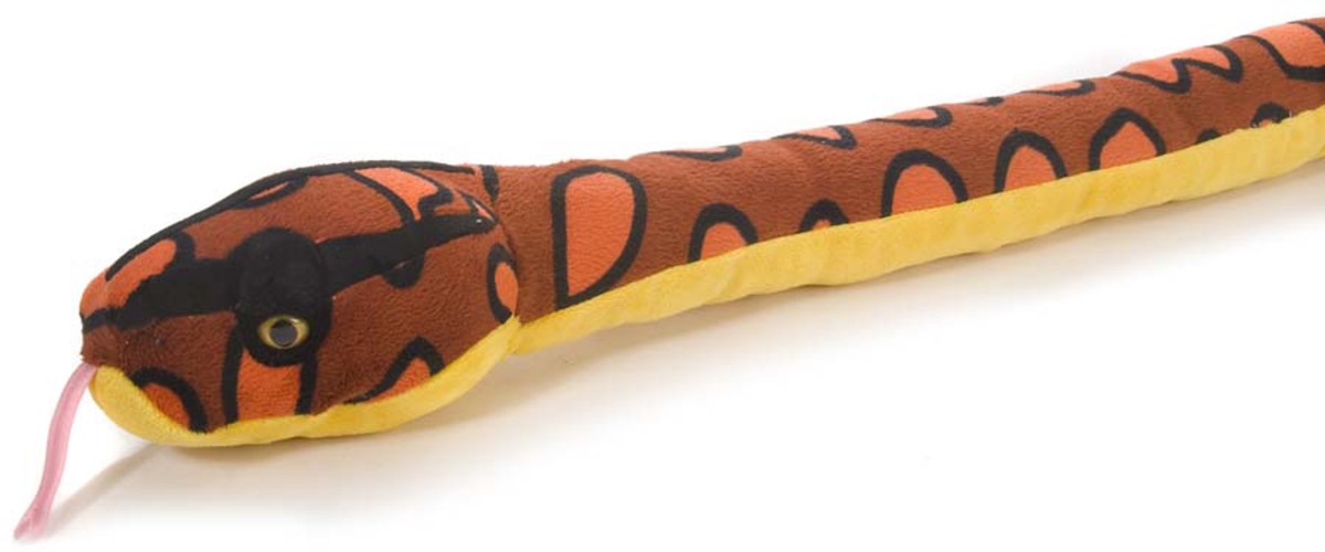 89090 54 in. Rainbow Boa Stuffed Animal Plush Toy