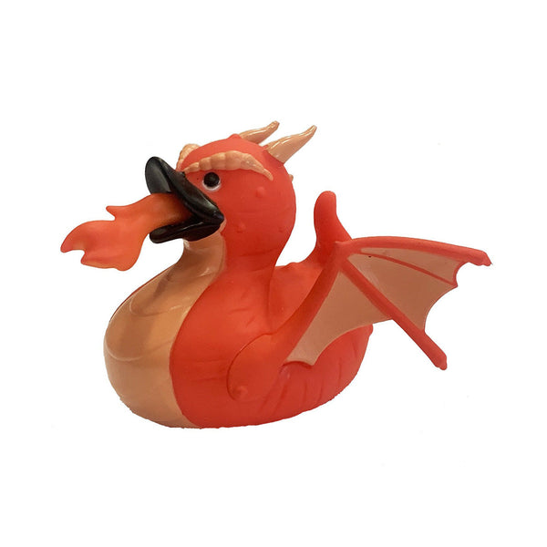 Picture of Wild Republic 22977 4 in. Rubber Duck Red Dragon Figurines