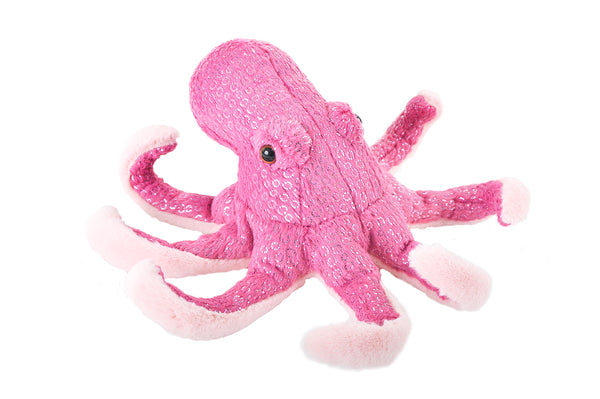 26471 8 in. Octopus Foilkins Junior Stuffed Animal Plush Toy