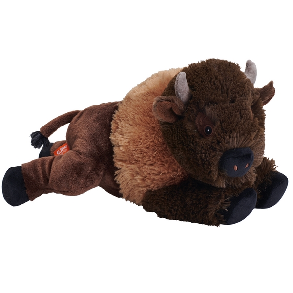 27182 12 in. Ecokins Bison Stuffed Animal Plush Toy