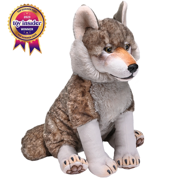 27434 15 in. Artist Wolf Plush Toy