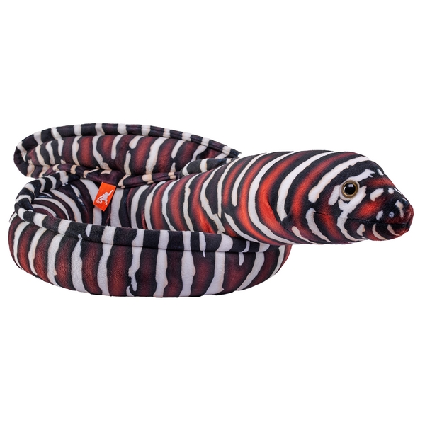27928 54 in. EEL Zebra Moray Stuffed Animal Plush Toy