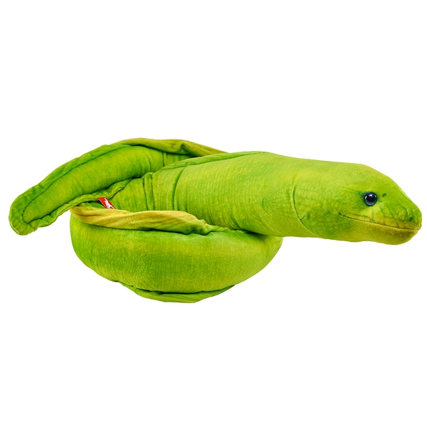 27929 54 in. EEL Green Moray Stuffed Animal Plush Toy