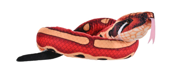 28408 54 in. Snake Blood Python Stuffed Animal Plush Toy