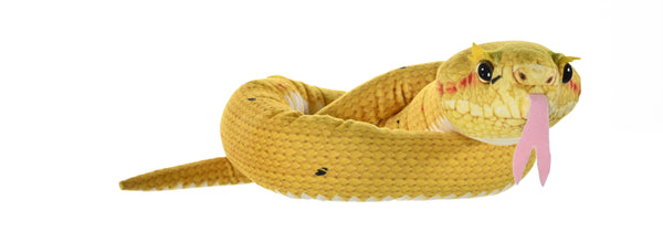 28410 54 in. Snake Eyelash Viper Stuffed Animal Plush Toy