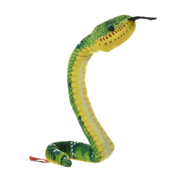 28411 12 in. Coilkins Emerald Tree Boa Stuffed Animal Plush Toy