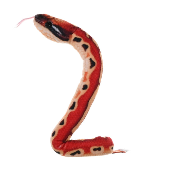 28413 12 in. Coilkins Blood Python Stuffed Animal Plush Toy