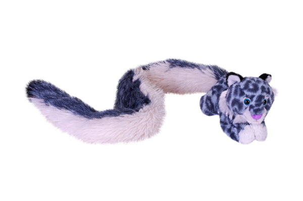 28432 40 in. Tailkins Snow Leopard Stuffed Animal Plush Toy