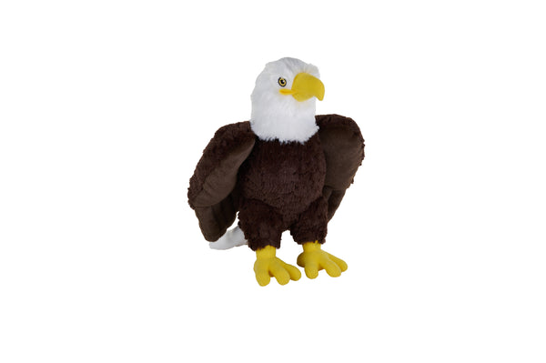 28489 12 in. Cuddlekins Eco Bald Eagle Stuffed Animal Plush Toy