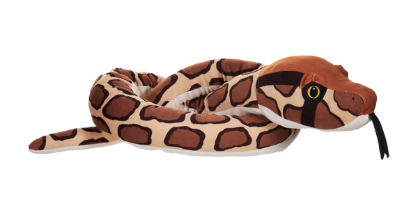 28517 54 in. Snakesss Eco Burmese Python Stuffed Animal Plush Toy