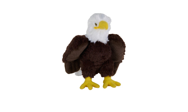 28534 8 in. Cuddlekins Eco Bald Eagle Stuffed Animal Plush Toy