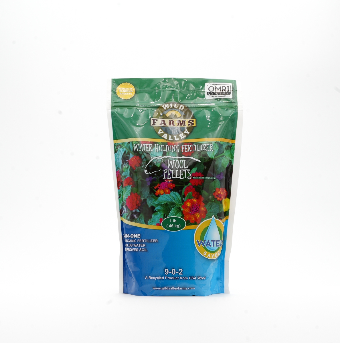 WP16  1lb Bag of Wool Pellets - Case of 12