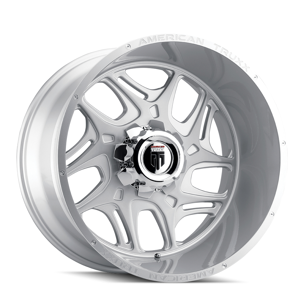 AT1900-24481BT-76 Sweep AT1900 Brushed Milled Texture Wheel - 24 x 14 in., 8-165.1 mm, -76 mm, 125.2 mm