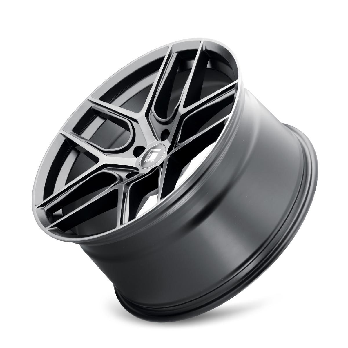 3279-2145TM40 TR79 3279 Brushed Matte Black with Dark Tint Wheel - 20 x 10.5 in., 5-112 mm, 40 mm Offset, 66.56 mm