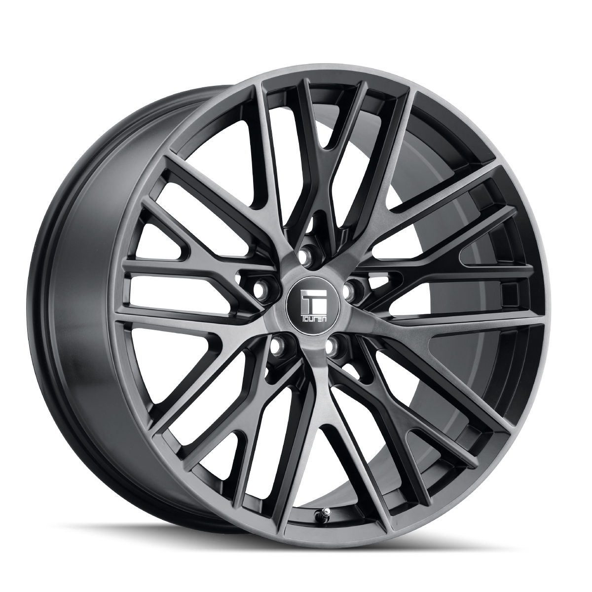 3291-2145TM40 TR91 3291 Brushed Matte Black with Dark Tint Wheel - 20 x 10.5 in., 5-112 mm, 40 mm Offset, 66.56 mm