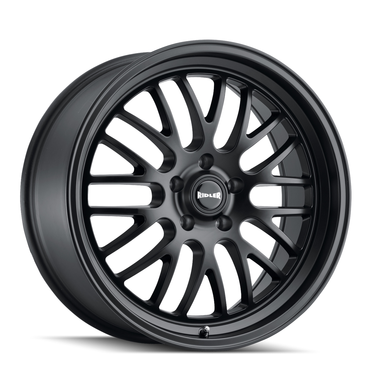 607-8965MB Type 607 Matte Black Wheel - 18 x 9.5 in., 5-114.3 mm, 6 mm Offset, 83.82 mm