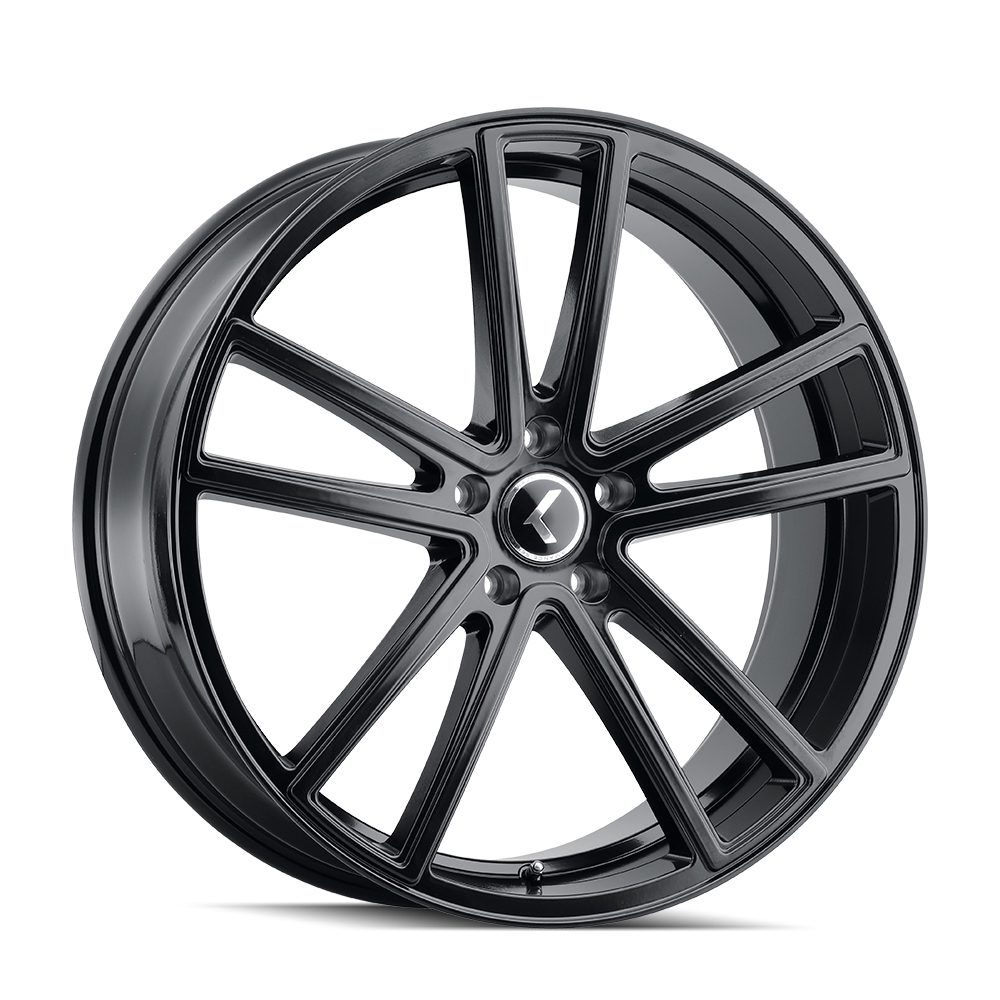 KR190-22865GB38 KR190 Luso Gloss Black Wheel - 22 x 8.5 in., 5-114.3 mm, 38 mm Offset, 72.62 mm