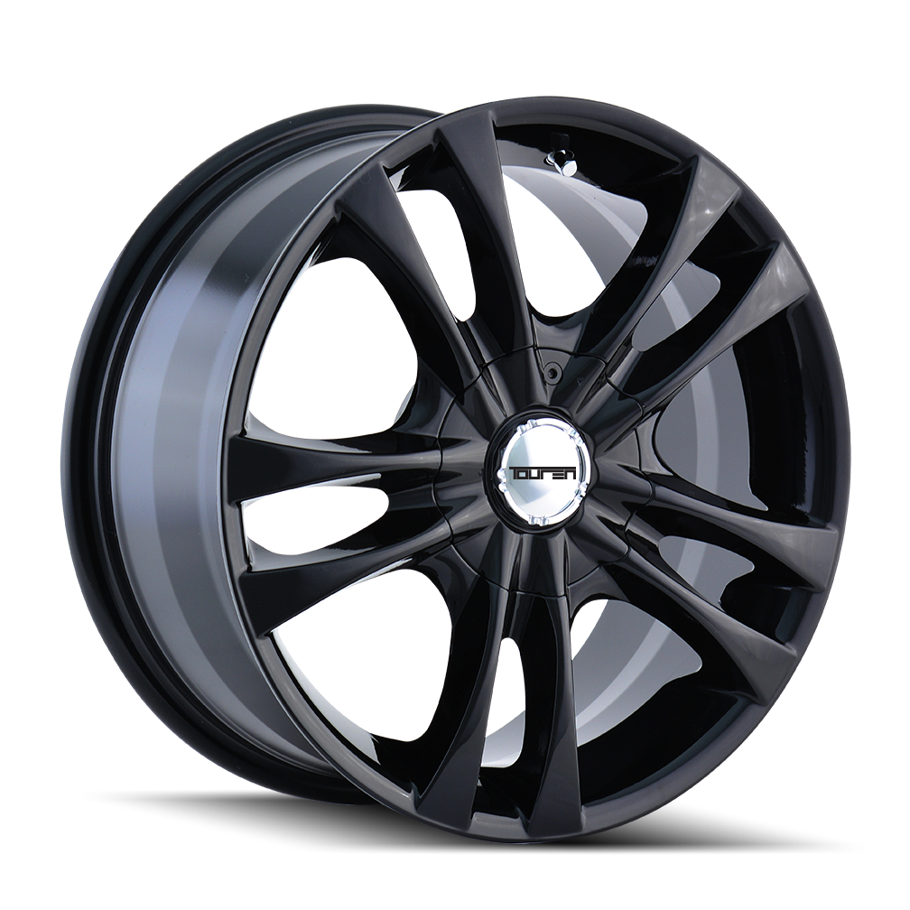 3222-6727B TR22 3222 Gloss Black Wheel - 16 x 7 in., 5-105 & 5-114.3 mm, 40 mm Offset, 72.62 mm
