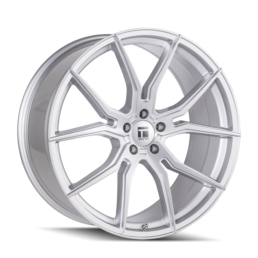 3501-21545SB45 Tf01 3501 Brushed Gloss Silver Wheel - 22 x 10.5 in., 5-112 mm, 45 mm Offset, 66.56 mm
