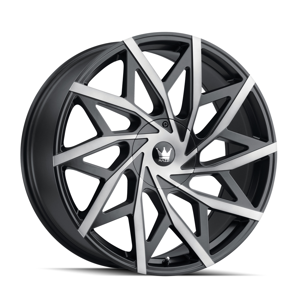 372-22952TM Big Easy 372 Matte Black Machined with Dark Tint Wheel - 22 x 9.5 in., 5-127 & 5-139.7 mm, 18 mm Offset, 87 mm