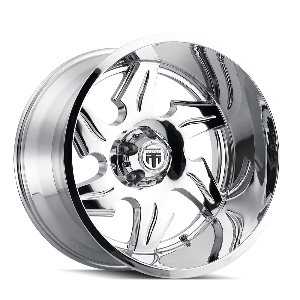 AT16322473C76 Ninja AT163 Chrome Wheel  22 x 14 in 5127 mm 76 mm 781 mm