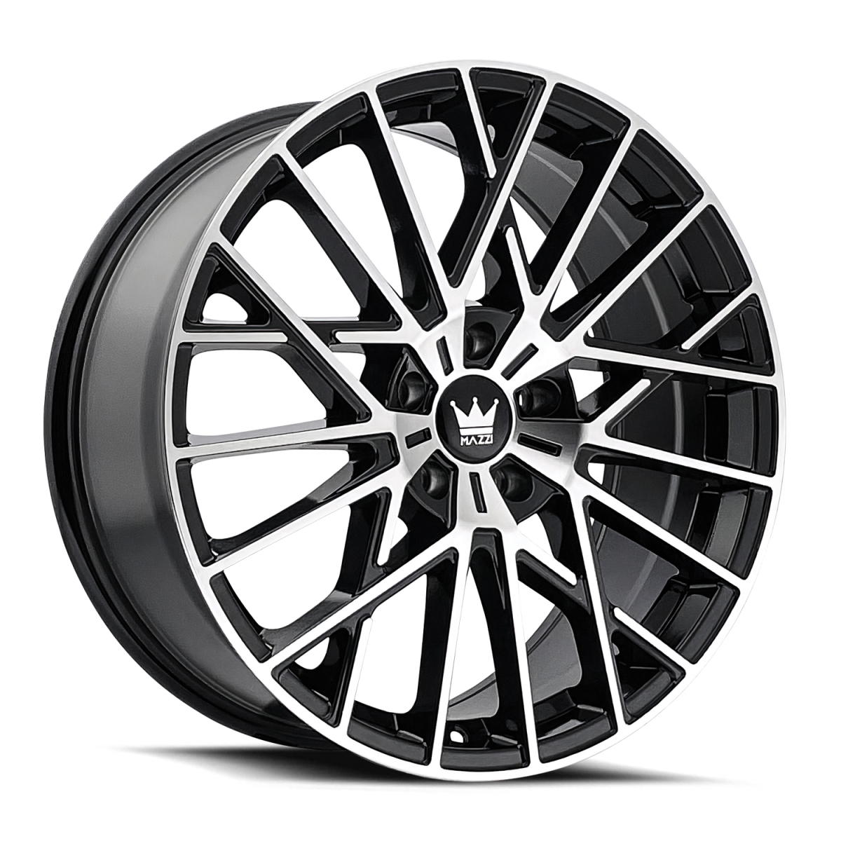 378-2812BM38 Jinx 378 Gloss Black Machined Wheel - 20 x 8.5 in., 5-120 mm, 38 mm Offset, 72.56 mm