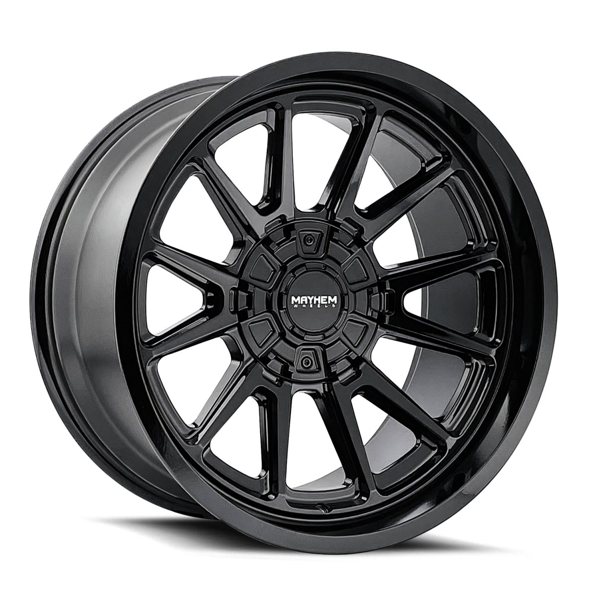 8116-8952B Intrepid 8116 Gloss Black Wheel - 18 x 9 in., 5-127 & 5-139.7 mm, -12 mm Offset, 87 mm